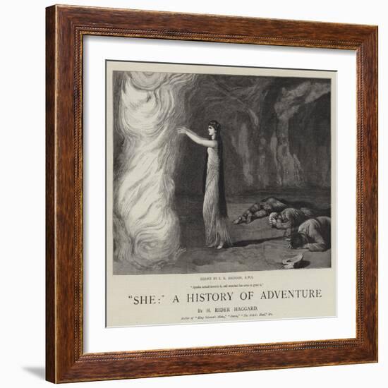 She, a History of Adventure-Edward Killingworth Johnson-Framed Giclee Print