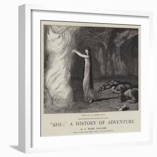 She, a History of Adventure-Edward Killingworth Johnson-Framed Giclee Print