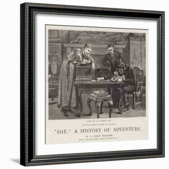 She, a History of Adventure-Edward Killingworth Johnson-Framed Giclee Print