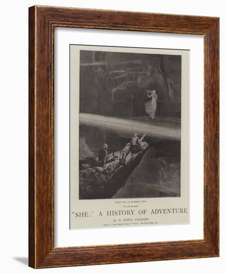 She, a History of Adventure-Edward Killingworth Johnson-Framed Giclee Print