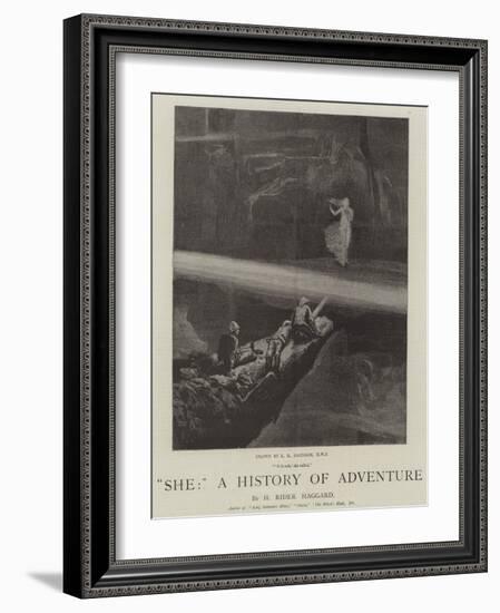 She, a History of Adventure-Edward Killingworth Johnson-Framed Giclee Print