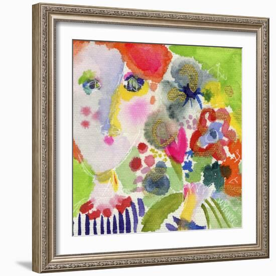 She Always Brought the Best Flowers-Wyanne-Framed Giclee Print