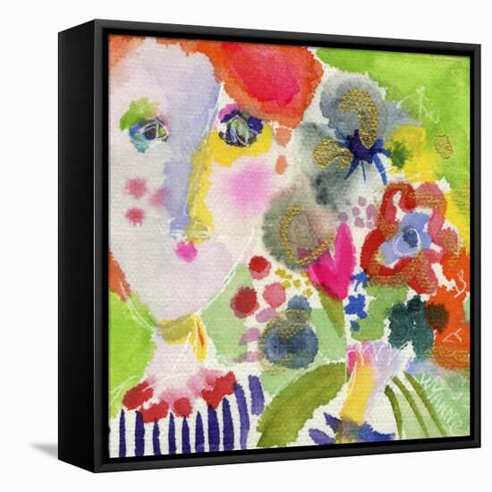 She Always Brought the Best Flowers-Wyanne-Framed Premier Image Canvas