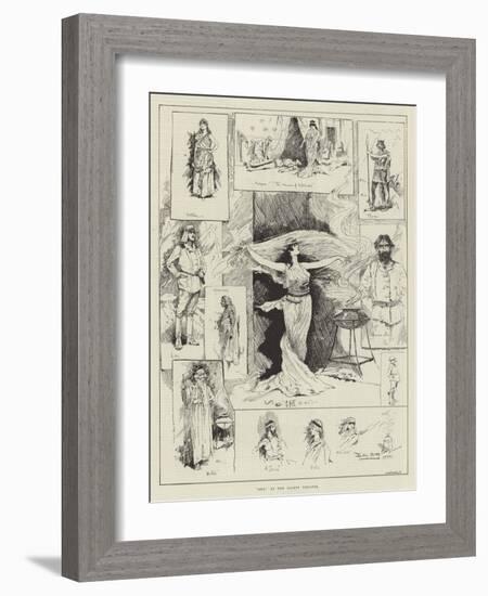 She, at the Gaiety Theatre-David Hardy-Framed Giclee Print