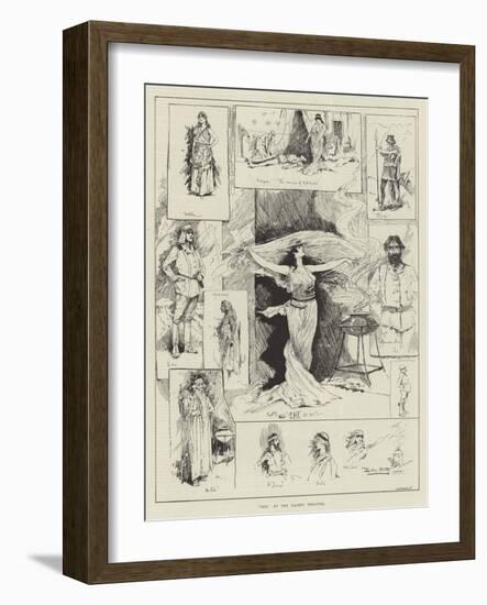 She, at the Gaiety Theatre-David Hardy-Framed Giclee Print