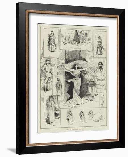 She, at the Gaiety Theatre-David Hardy-Framed Giclee Print