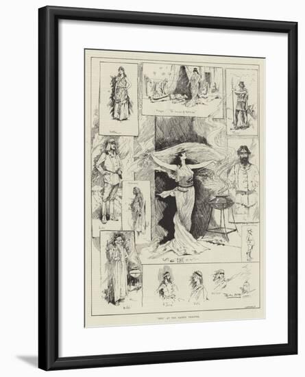 She, at the Gaiety Theatre-David Hardy-Framed Giclee Print