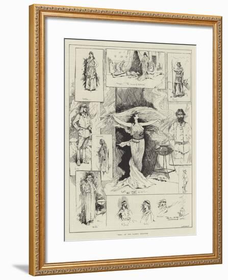 She, at the Gaiety Theatre-David Hardy-Framed Giclee Print