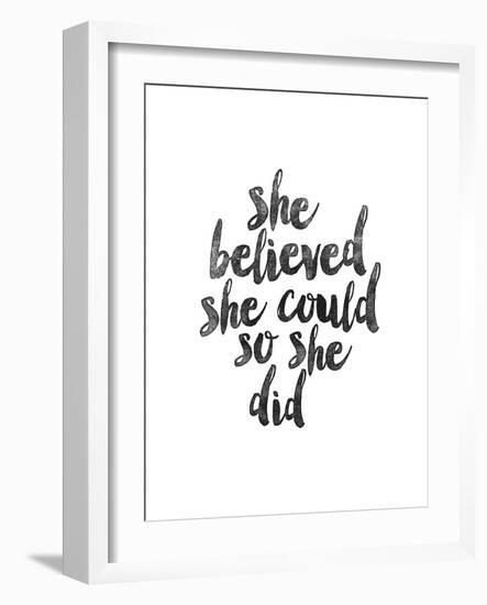 She Believed She Could so she Did-Brett Wilson-Framed Art Print