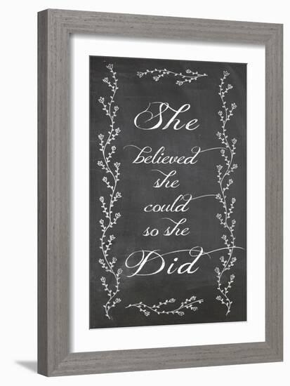 She Believed-Erin Clark-Framed Giclee Print