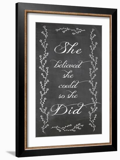 She Believed-Erin Clark-Framed Giclee Print