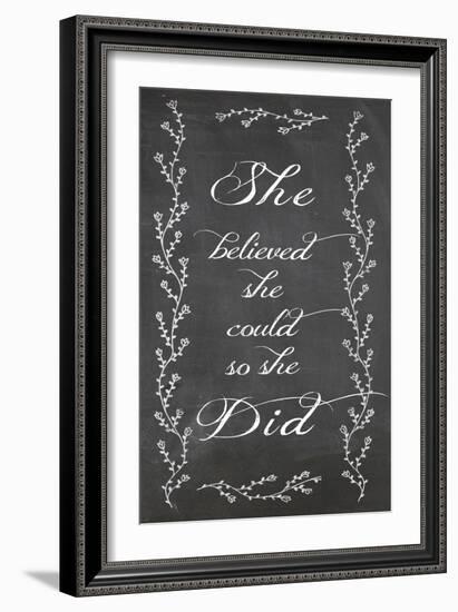 She Believed-Erin Clark-Framed Giclee Print