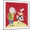 She Brought the Cow-Barbara Olsen-Mounted Giclee Print