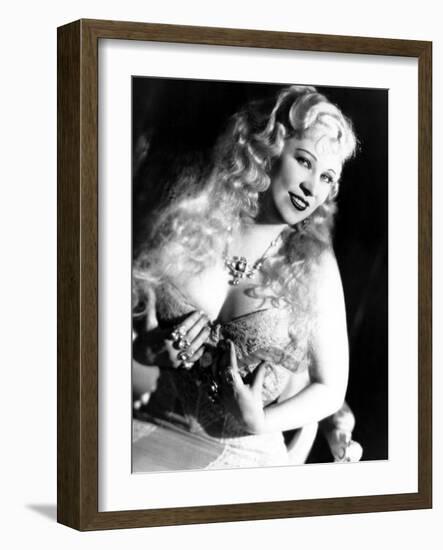 She Done Him Wrong, Mae West, 1933-null-Framed Art Print