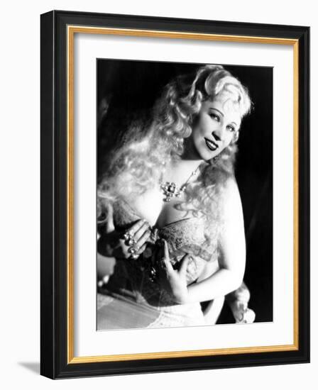 She Done Him Wrong, Mae West, 1933-null-Framed Art Print