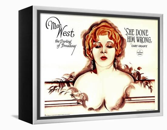 She Done Him Wrong, Mae West, 1933-null-Framed Stretched Canvas