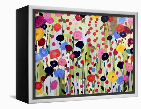 She Found a Place to Bloom-Carrie Schmitt-Framed Stretched Canvas