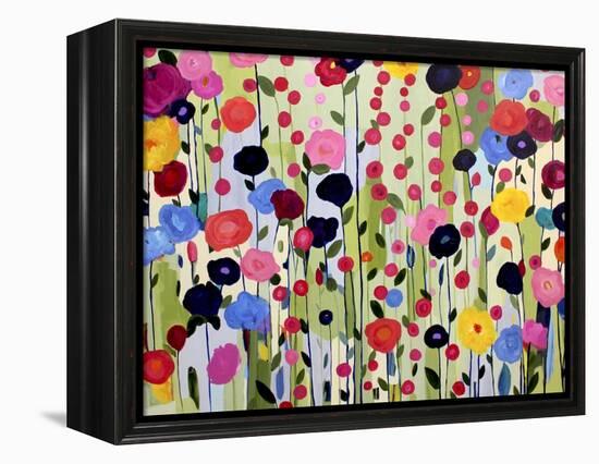 She Found a Place to Bloom-Carrie Schmitt-Framed Stretched Canvas