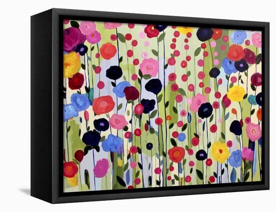 She Found a Place to Bloom-Carrie Schmitt-Framed Stretched Canvas