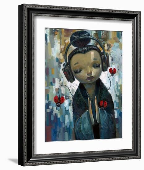 She Had her Sources-Aaron Jasinski-Framed Art Print