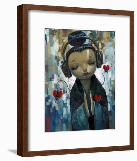 She Had her Sources-Aaron Jasinski-Framed Art Print