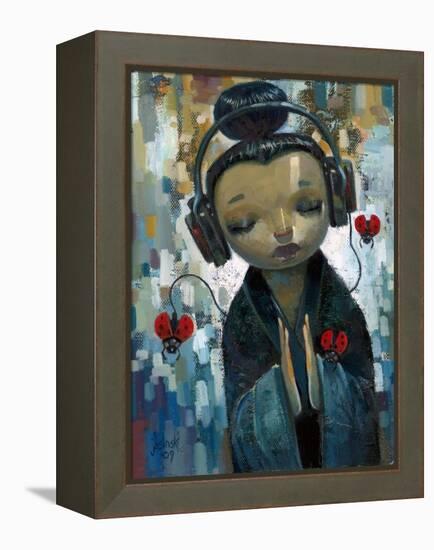 She Had Her Sources-Aaron Jasinski-Framed Stretched Canvas