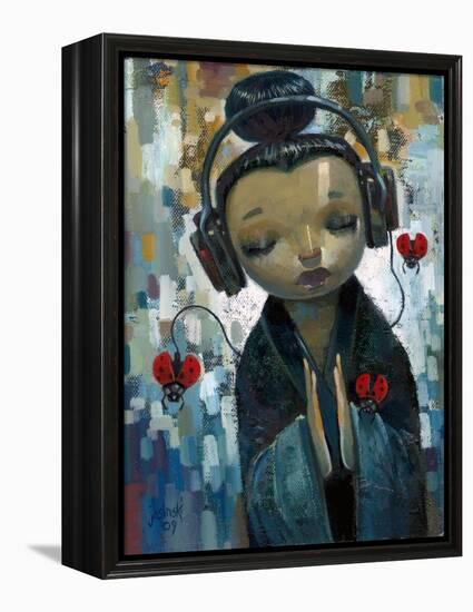 She Had Her Sources-Aaron Jasinski-Framed Stretched Canvas