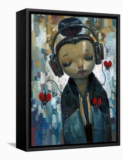 She Had Her Sources-Aaron Jasinski-Framed Stretched Canvas