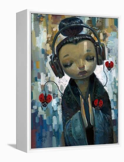 She Had Her Sources-Aaron Jasinski-Framed Stretched Canvas