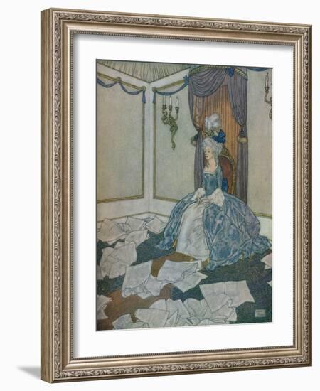 She had read all the newspapers in the world and had forgotten them again, so clever is she, 1912-Edmund Dulac-Framed Giclee Print