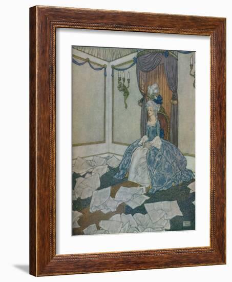 She had read all the newspapers in the world and had forgotten them again, so clever is she, 1912-Edmund Dulac-Framed Giclee Print