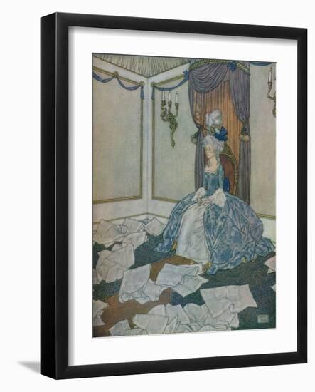 She had read all the newspapers in the world and had forgotten them again, so clever is she, 1912-Edmund Dulac-Framed Giclee Print