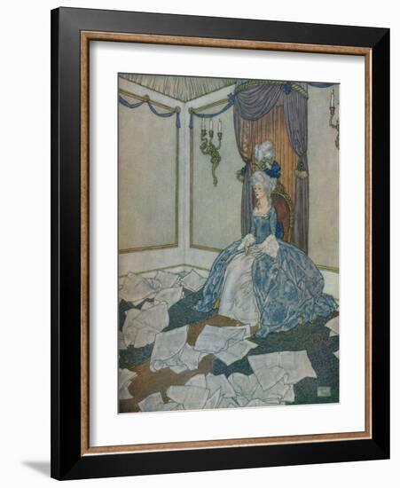 She had read all the newspapers in the world and had forgotten them again, so clever is she, 1912-Edmund Dulac-Framed Giclee Print