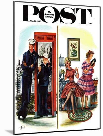 "She Has a Great Personality," Saturday Evening Post Cover, May 12, 1962-Constantin Alajalov-Mounted Giclee Print