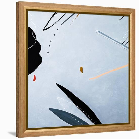 She in Neutral-Hyunah Kim-Framed Stretched Canvas