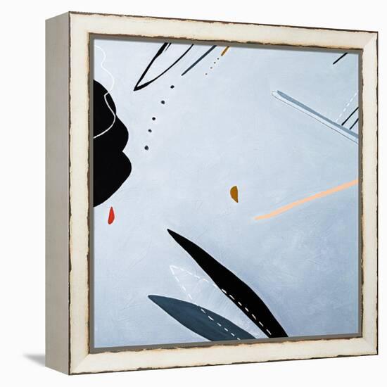 She in Neutral-Hyunah Kim-Framed Stretched Canvas