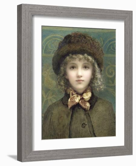 she Is Witty to Talk With' (W/C on Paper)-Helen Jackson-Framed Giclee Print