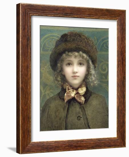 she Is Witty to Talk With' (W/C on Paper)-Helen Jackson-Framed Giclee Print