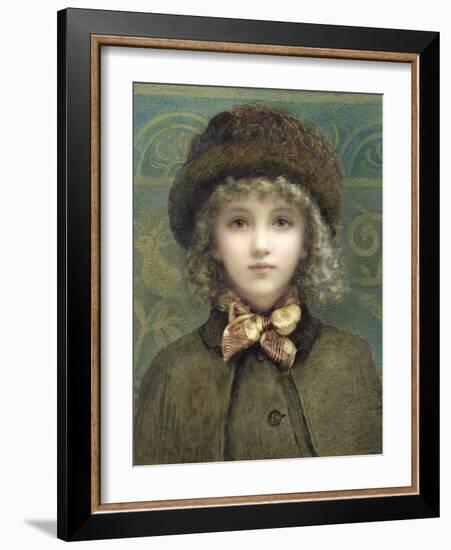 she Is Witty to Talk With' (W/C on Paper)-Helen Jackson-Framed Giclee Print