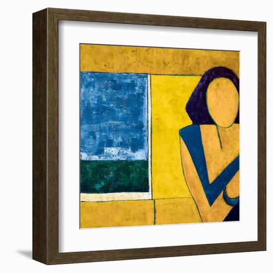 She is-Hyunah Kim-Framed Art Print