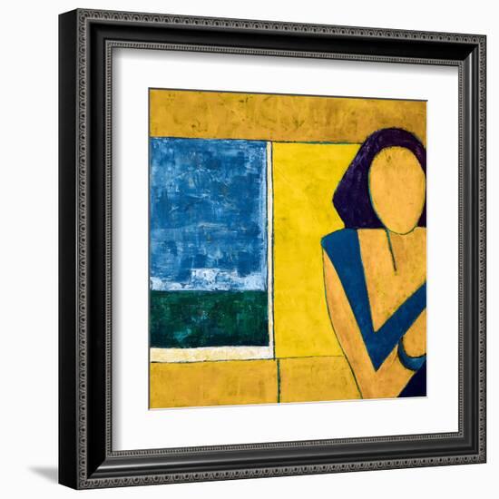 She is-Hyunah Kim-Framed Art Print