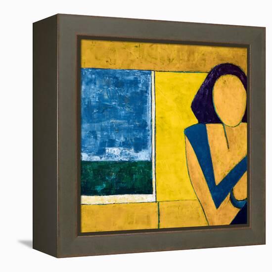 She is-Hyunah Kim-Framed Stretched Canvas