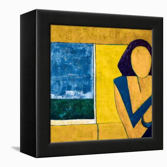 She is-Hyunah Kim-Framed Stretched Canvas