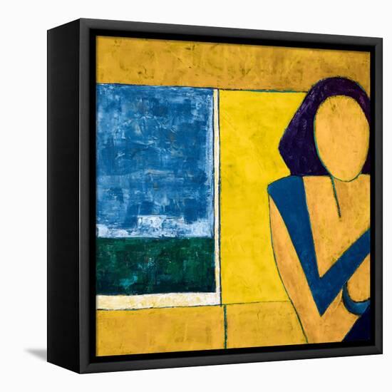 She is-Hyunah Kim-Framed Stretched Canvas