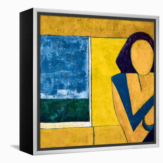 She is-Hyunah Kim-Framed Stretched Canvas