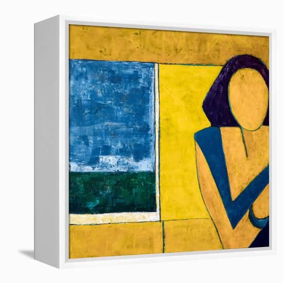 She is-Hyunah Kim-Framed Stretched Canvas