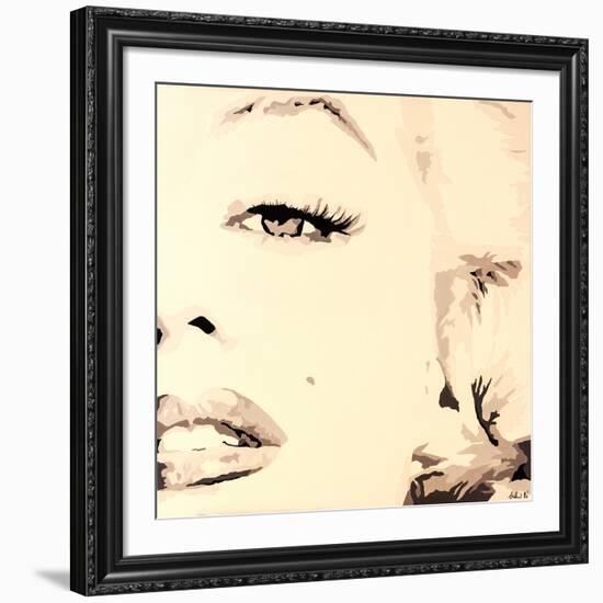 She Knows Marilyn Monroe Pop Art-Pop Art Queen-Framed Giclee Print