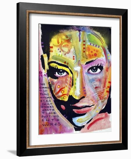 She Learned to Say-Dean Russo-Framed Giclee Print