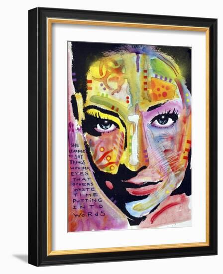 She Learned to Say-Dean Russo-Framed Giclee Print