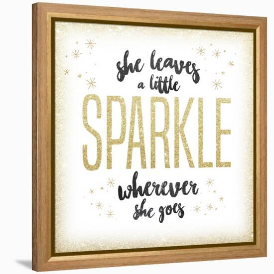 She leaves a sparkle 1-Kimberly Glover-Framed Premier Image Canvas